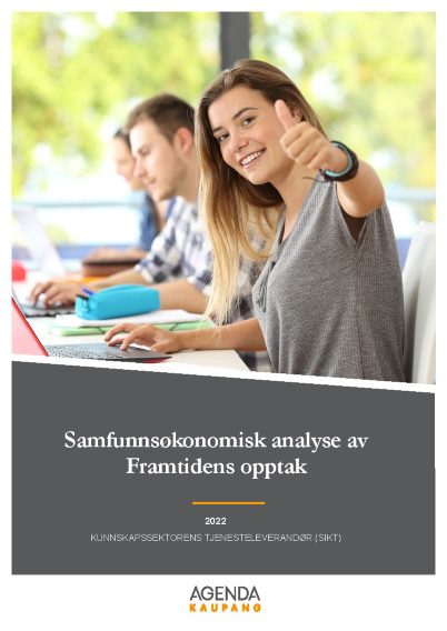 Samfunnsøkonomisk analyse av Framtidens opptak